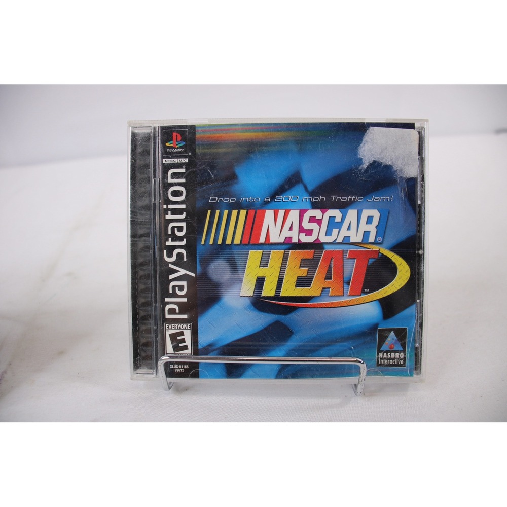 PlayStation 1 Game NASCAR Heat Racing Simulation Complete Disc Manual